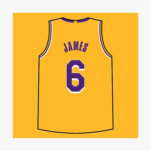 LeBron James Statement Jersey Sticker for Sale by designsheaven