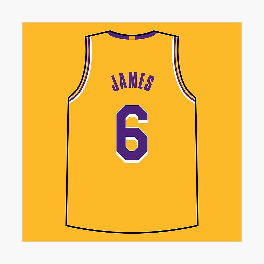 LeBron James Jersey Poster for Sale by designsheaven