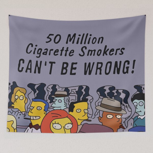 Item preview, 50 Million Cigarette Smokers Can't Be Wrong! designed and sold by REALsaintpetty.
