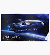 Aurora Flying Poster