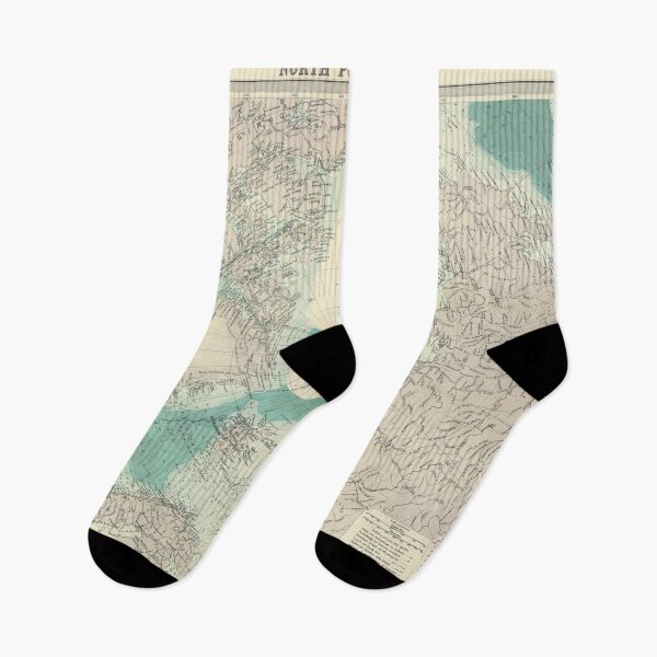 Item preview, Vintage North Pole Map (1922) designed and sold by BravuraMedia.