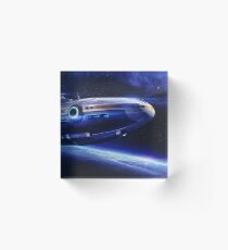 Aurora Flying Acrylic Block