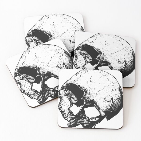 Item preview, Broken Human Cranium Vintage Illustration Vectorized designed and sold by Warner-Burning.