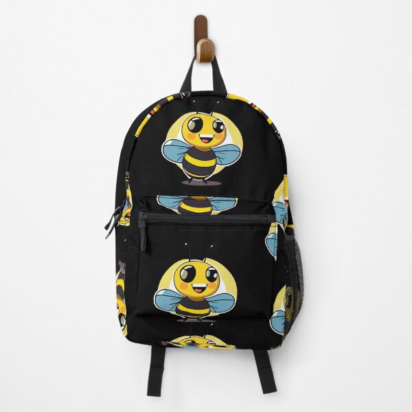 Item preview, Buzzing Charm Simple Cartoon Bee Illustration designed and sold by czarnyfeniks.