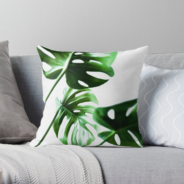 Monstera 4 Throw Pillow
