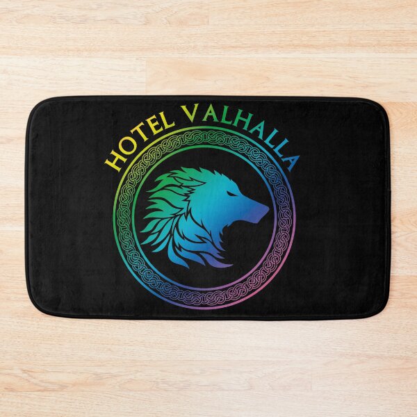 Item preview, Magnus Chase Hotal Valhalla Rainbow wolf Logo designed and sold by KAgraphic.