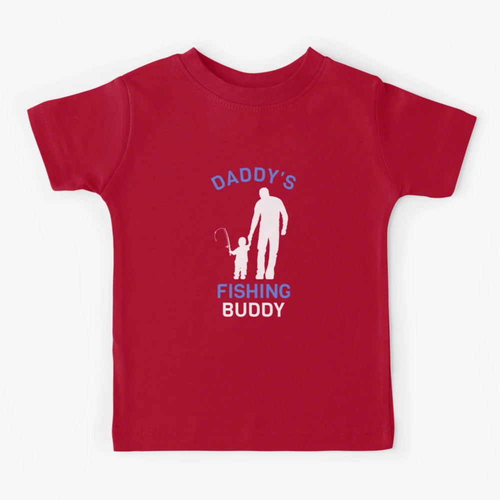 Fishing father / Daddys little fishing buddy fisherman son | Kids T-Shirt