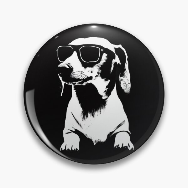 Artikelvorschau, Cooler Dackel mit Brille Street Art entworfen und verkauft von TemporaryChaos.