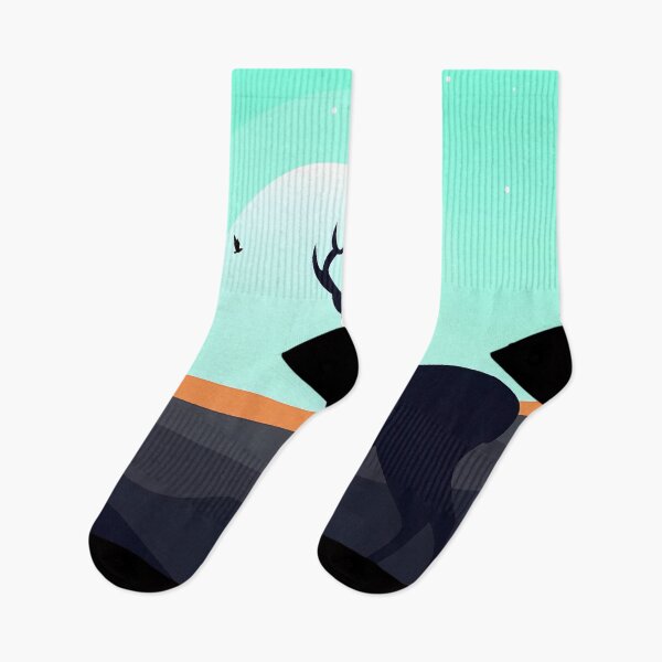 Item preview, Silhouette of Sunset Black Deer designed and sold by JingelBuiuns.