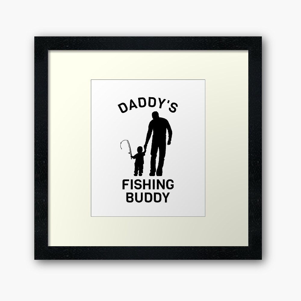 Fishing Daddy / little fishing buddy fisherman son Art Board Print for  Sale by portrait4you
