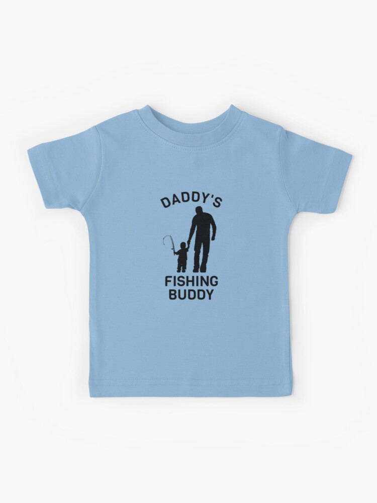 Father Son Daughter matching shirts set for fishing. Daddy Daddys Fishing  Buddy. Fathers Day - Baby Fishing Shi…