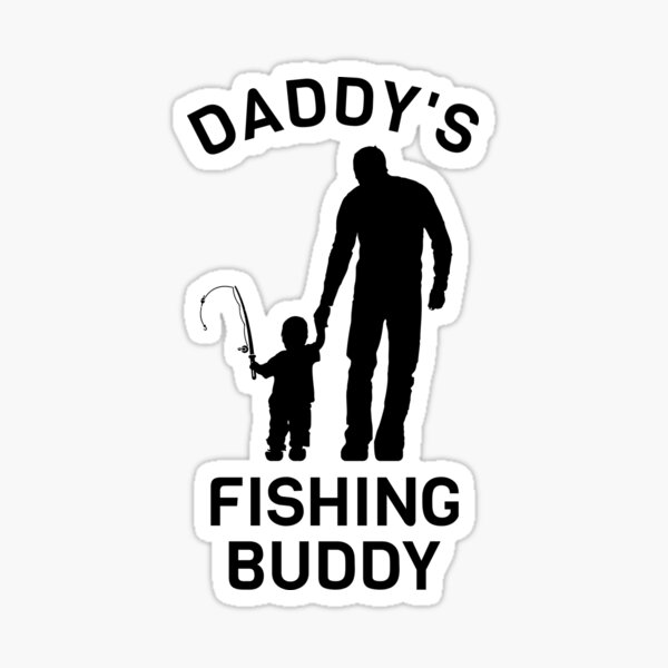 Personalized Car Stickers Dad Kid Fishing Outdoor Sports Parenting
