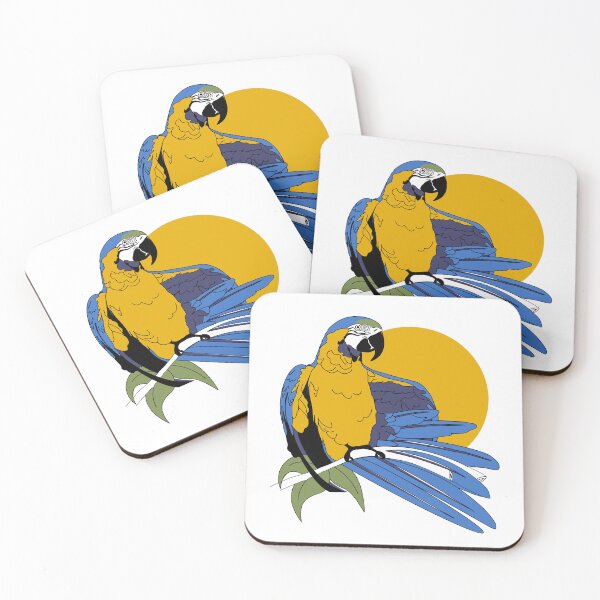 Item preview, Macaw Y&B designed and sold by Dharma's Studio.