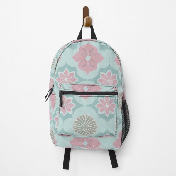 Item preview, Symmetrical Background of Flowers in Pastel Colors designed and sold by VanilianStore.