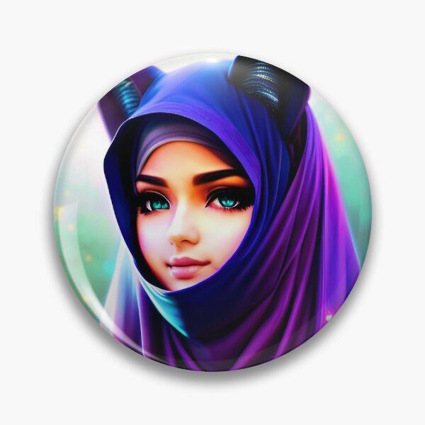 Beautiful Girl in Hijab Cartoon iPad Case & Skin for Sale by MrBadDream