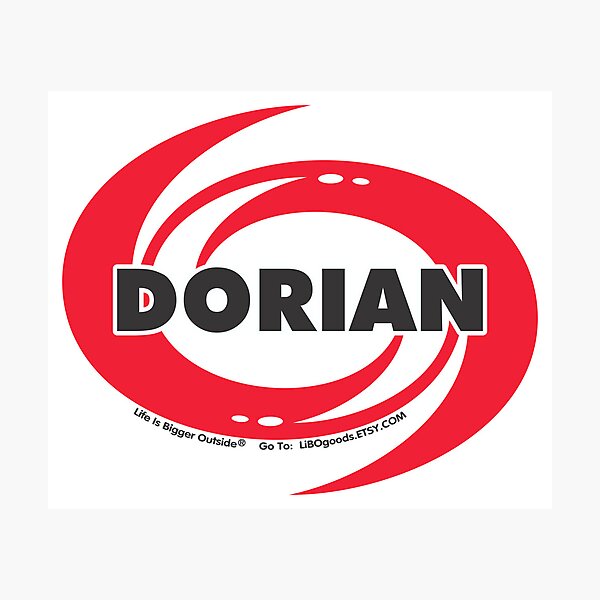 Item preview, Dorian Hurricane Sticker- Weatherproof! designed and sold by Jay Kenton Manning.