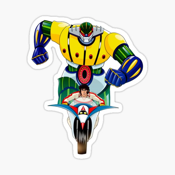 kandidat otte Spaceship Jeeg Robot Stickers for Sale | Redbubble