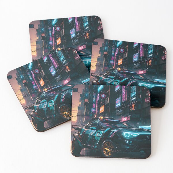 Item preview, Futuristic Cyberpunk Style Sports Car designed and sold by ByteyCreatives.