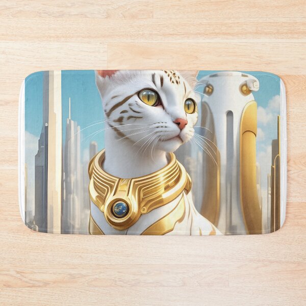 Item preview, Golden Cyberspace Cat designed and sold by YuniaMiyu.