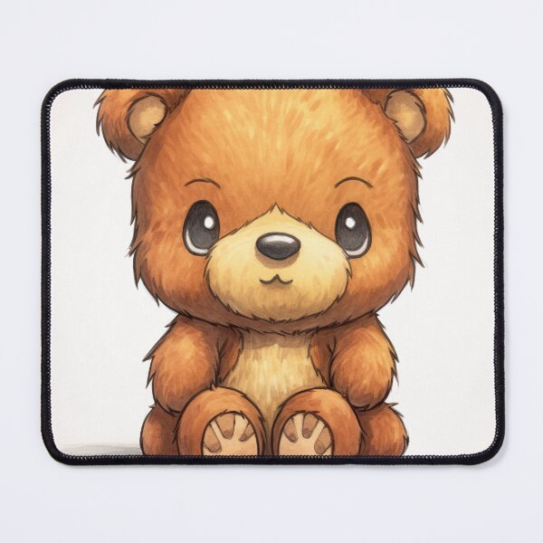 Item preview, Adorable Little Orange Bear - Sweetness and Energy designed and sold by Neuronexia.