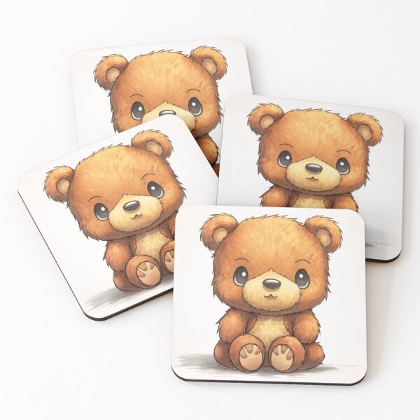 Item preview, Adorable Little Orange Bear - Sweetness and Energy designed and sold by Neuronexia.