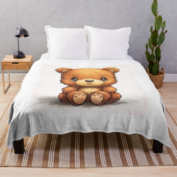 Item preview, Adorable Little Orange Bear - Sweetness and Energy designed and sold by Neuronexia.