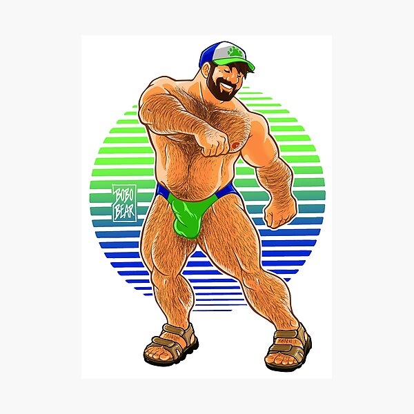 ADAM LIKES TO DANCE - LIME SUN Photographic Print