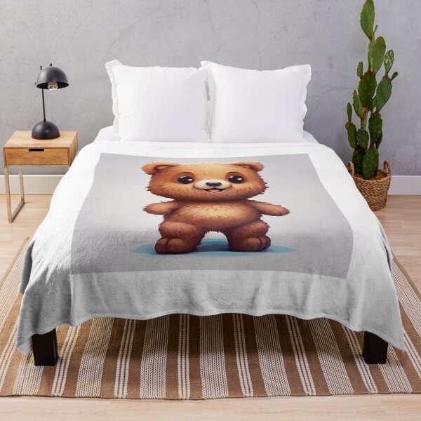 Artikelvorschau, Cute Little Brown Bear - Sweetness and Joy entworfen und verkauft von Neuronexia.