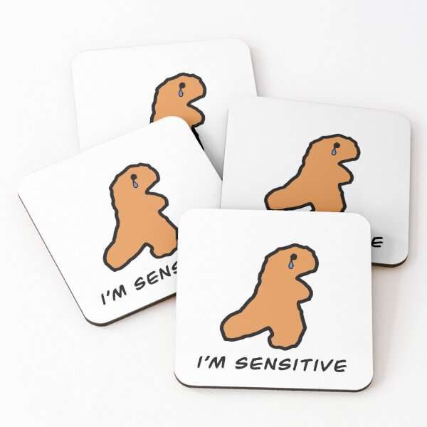 Item preview, dino nugget “i’m sensitive” designed and sold by oritien.