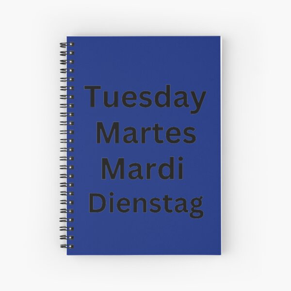 Vista previa del artículo con la obra «00053 Martes Martes Mardi Dienstag B», diseñado y vendido por guillermositweb.