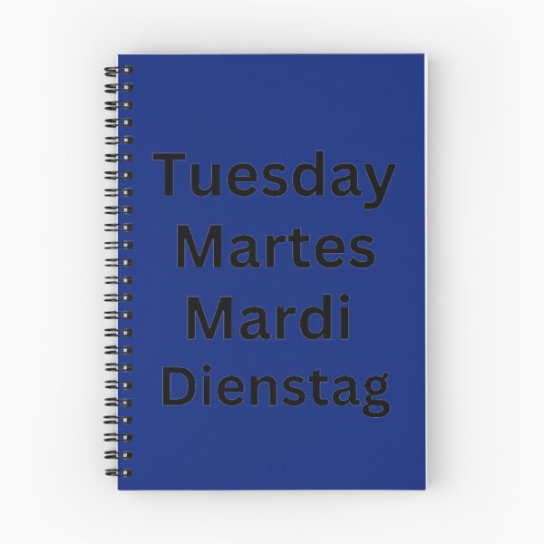 Item preview, 00053 Tuesday Martes Mardi Dienstag B designed and sold by guillermositweb.