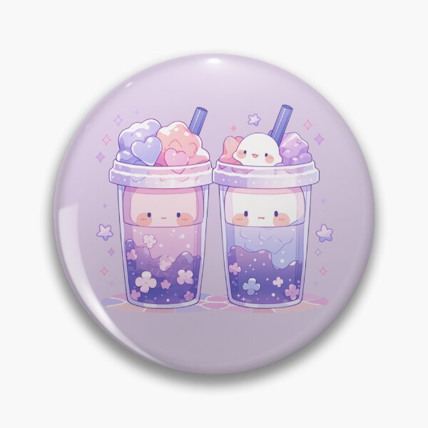Aperçu de l'œuvre Taro Boba Tea Meilleurs amis créée et vendue par Snowcloudshop.