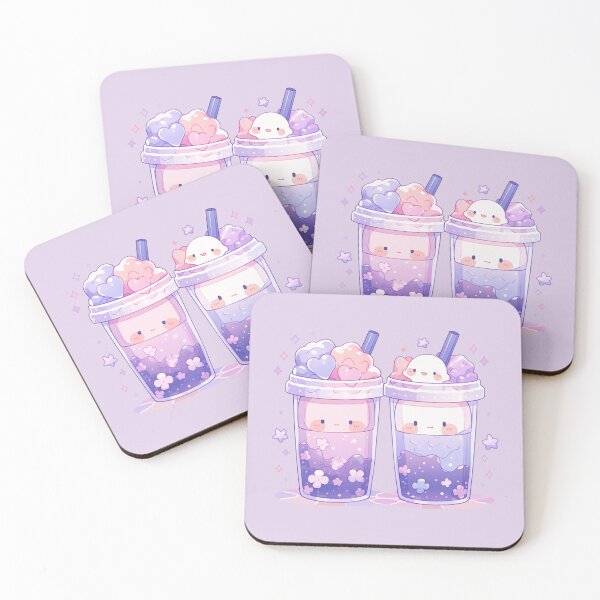 Item preview, Taro Boba Tea Best Friends designed and sold by Snowcloudshop.