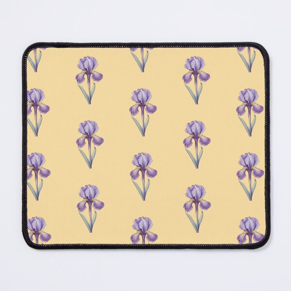 Item preview, Vibrant Purple Iris Watercolor illustration for Gardening Enthusiasts designed and sold by Stickerharvest.