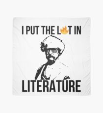 I Put The Lit In Literature Mark Twain Scarf