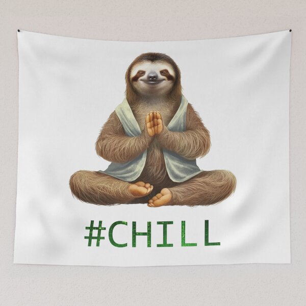 Item preview, The Relaxing Sloth designed and sold by Krisekk.