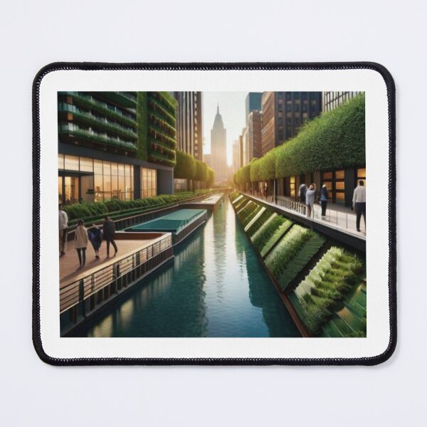 Item preview, Urban Balance - Fusion of Modern Architecture and Nature designed and sold by Design-Layla.