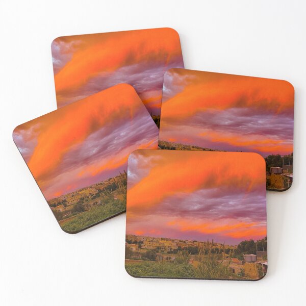 Item preview, Fiery Sunset Over Rural Swieqi, Malta designed and sold by UniqueGlobal.