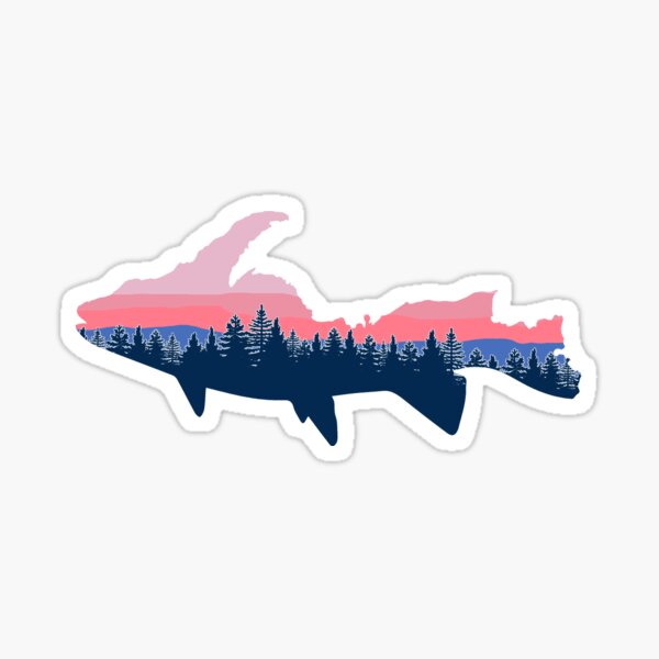Upper Peninsula Fish Sticker