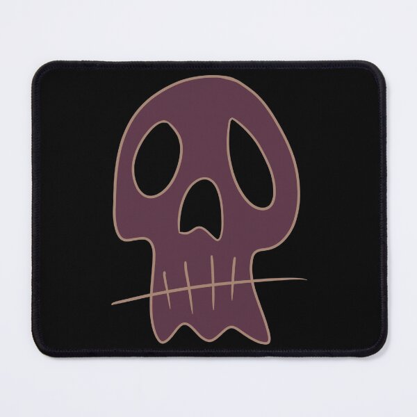 Item preview, Dark Mauve Cartoon Skull designed and sold by Mitch616Art.