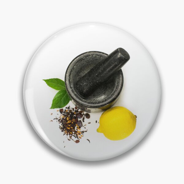 Item preview, Mortar with lemon and tea designed and sold by LexyDee.