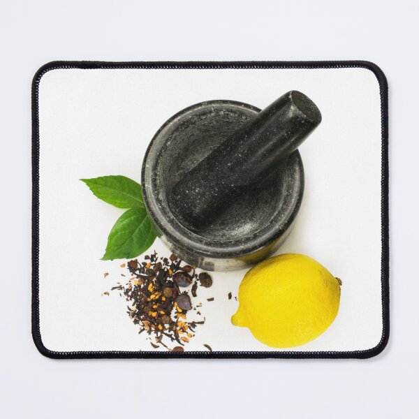 Item preview, Mortar with lemon and tea designed and sold by LexyDee.