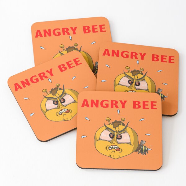 Item preview, angry bee designed and sold by AyseAkcay.