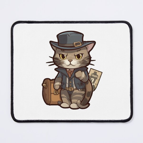 Item preview, Cat Station Master Tama designed and sold by Ayzenstickers.