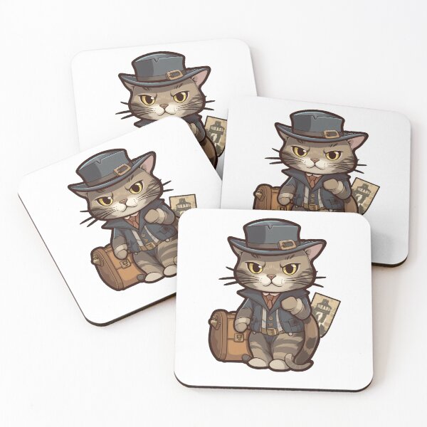 Item preview, Cat Station Master Tama designed and sold by Ayzenstickers.