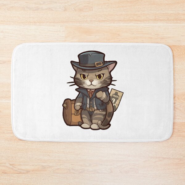 Item preview, Cat Station Master Tama designed and sold by Ayzenstickers.