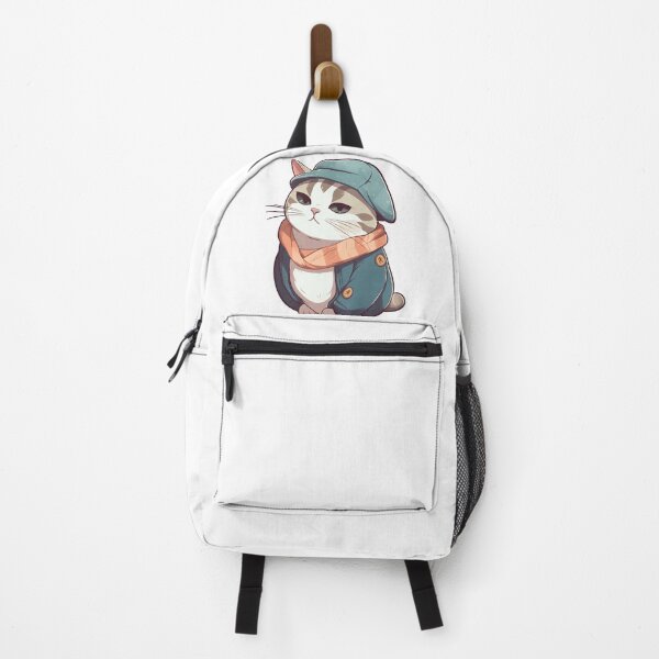 Item preview, Cat Station Master Tama with Modern Outfit designed and sold by Ayzenstickers.