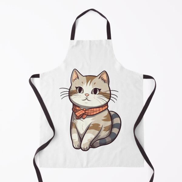 Item preview, Cat Station Master Tama with Red Scarf designed and sold by Ayzenstickers.