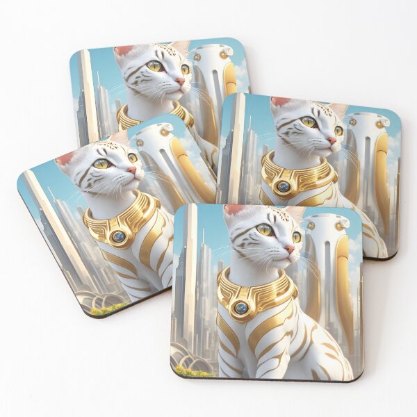 Item preview, Golden Cyberspace Cat designed and sold by YuniaMiyu.