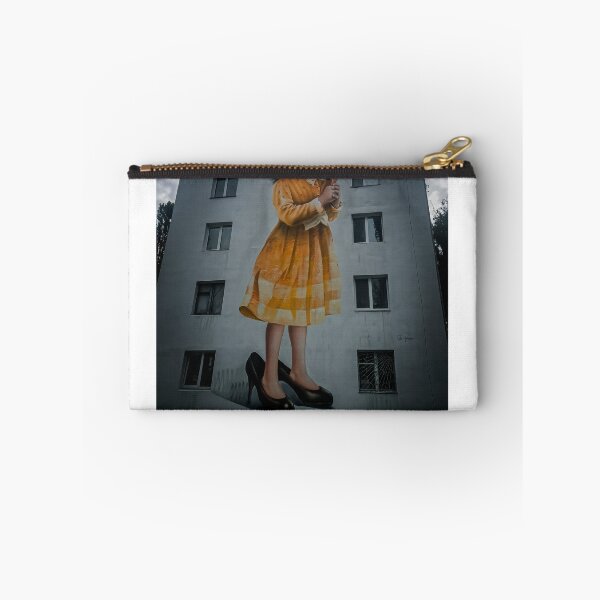 Item preview, Girl Singing into a Hairbrush Mural, Kyiv, Ukraine designed and sold by UniqueGlobal.